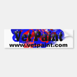 Vet Paint Logo Bumpersticker