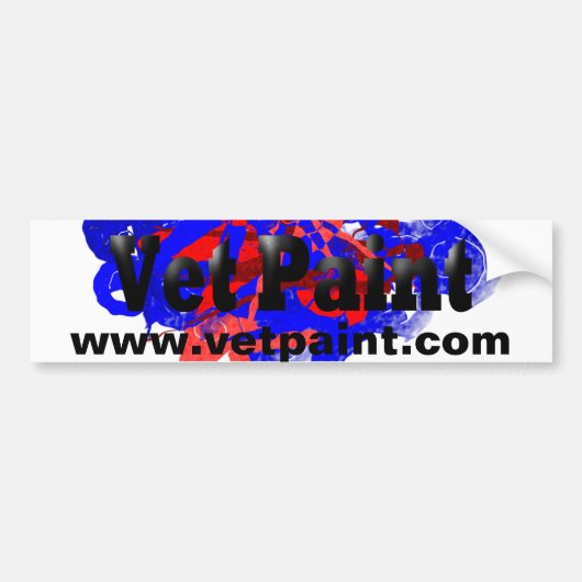 Vet Paint Logo Bumpersticker (Voorkant)