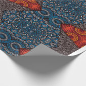 vet pakpapier voor Afrikaanse stampatronen (Hoek)