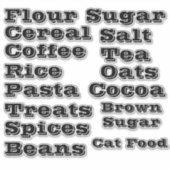 Vet  pantservinyl sticker (Voorkant)