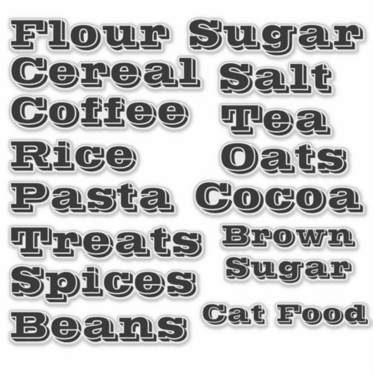 Vet  pantservinyl sticker (Voorkant)