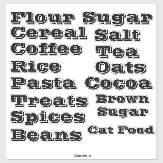 Vet  pantservinyl sticker (Vel)