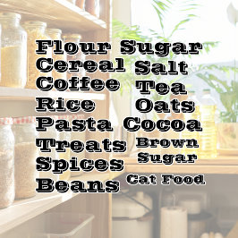 Vet pantservinyl sticker