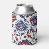 vet patriottisch bloemmengsel blikjeskoeler (Blikje Voorkant)