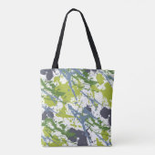 Vet Pattern Monogramed Tote Bag (Achterkant)
