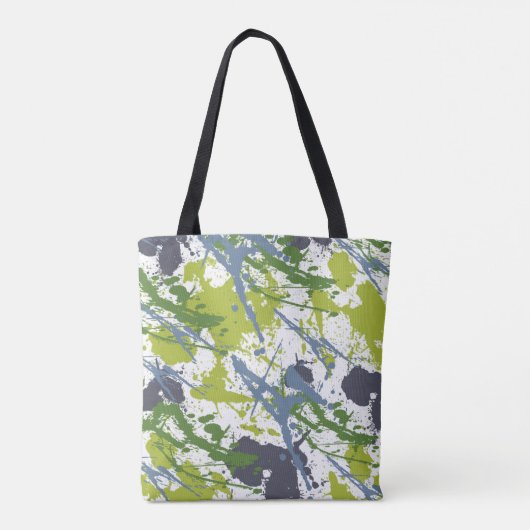 Vet Pattern Monogramed Tote Bag (Achterkant)