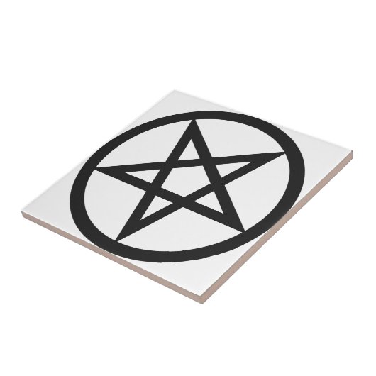 Vet Pentagram Tegeltje (Zijkant)
