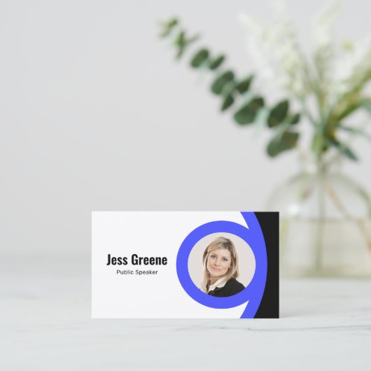 Vet pictogram Sociale media Visitekaartje (Staand voorkant)