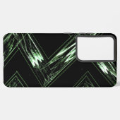 Vet Pine Green Patroon Samsung Galaxy Hoesje (Linkerkant)
