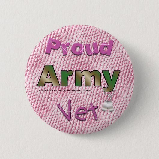 Vet Pink Button van het rode Leger (Voorkant)