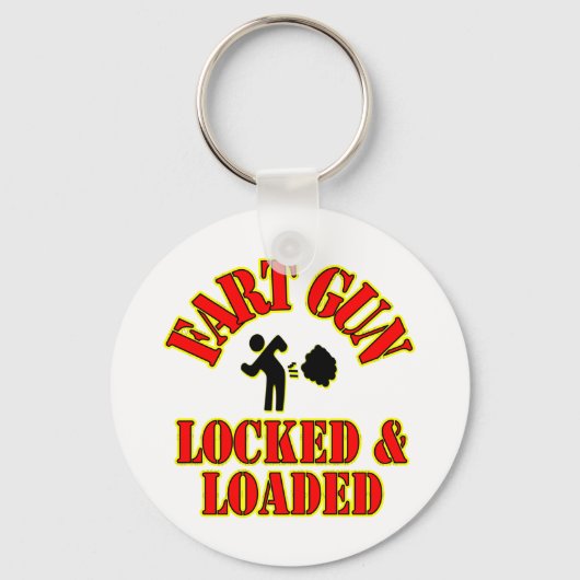 Vet Pistool vergrendeld en geladen Sleutelhanger (Voorkant)