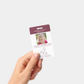 Vet Play Badge voor kinderen op maat (Handheld)