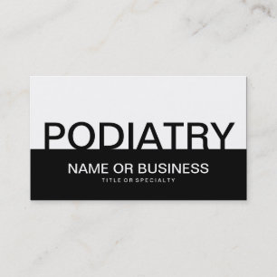 vet PODIATRY Visitekaartje