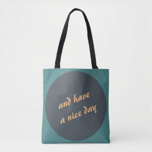 Vet poka Kleur om het even welke Tekst Tote Bag