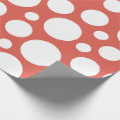 Vet Polka Dot Pattern Cadeaupapier (Hoek)