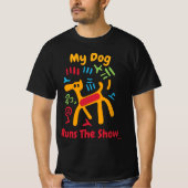 Vet Pop Art Dog Graphic T-shirt (Voorkant)