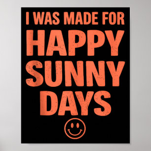 Vet positieve citaat gelukkige zomer esthetisch la poster