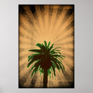 Vet Poster palmboom