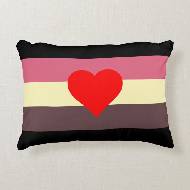 Vet Pride Vlag Accent Kussen (Voorkant)