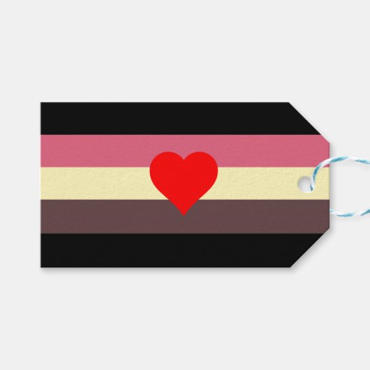 Vet Pride Vlag Cadeaulabel (Voorkant (Horizontaal))