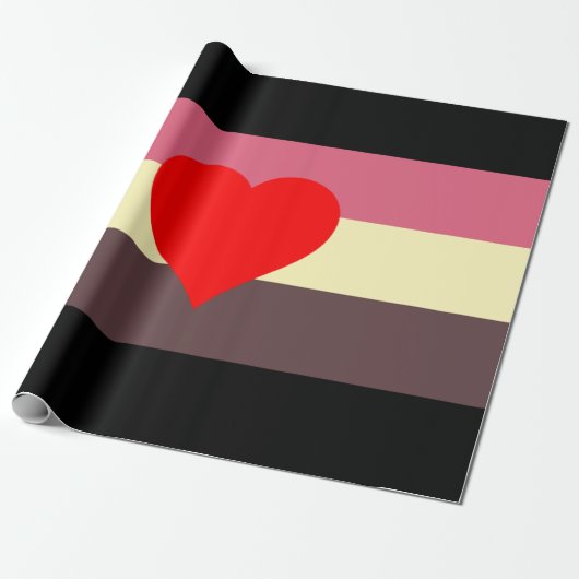 Vet Pride Vlag Cadeaupapier (Uitgerold)