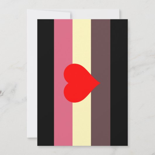 Vet Pride Vlag Feestdagenkaart (Voorkant)