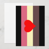 Vet Pride Vlag Feestdagenkaart (Voorkant / Achterkant)