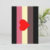Vet Pride Vlag Feestdagenkaart (Staand voorkant)