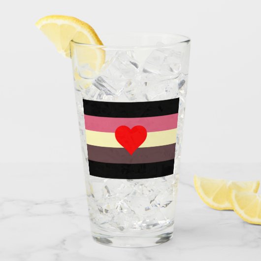 Vet Pride Vlag Glas (Voorkant ijs)