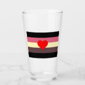 Vet Pride Vlag Glas (Voorkant)