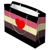 Vet Pride Vlag Groot Cadeauzakje (Achterkant Gekanteld)
