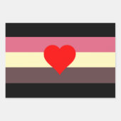 Vet Pride Vlag Inpakpapier Vel (Voorkant)