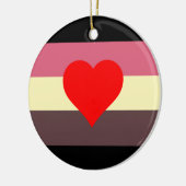 Vet Pride Vlag Keramisch Ornament (Links)