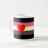 Vet Pride Vlag Koffiemok (Voorkant links)