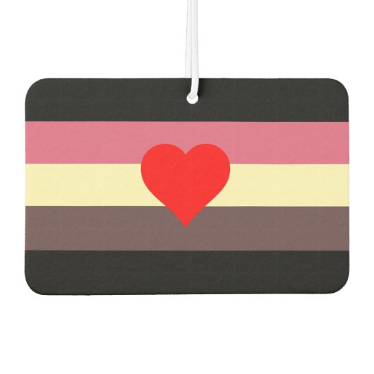 Vet Pride Vlag Luchtverfrisser (Voorkant)