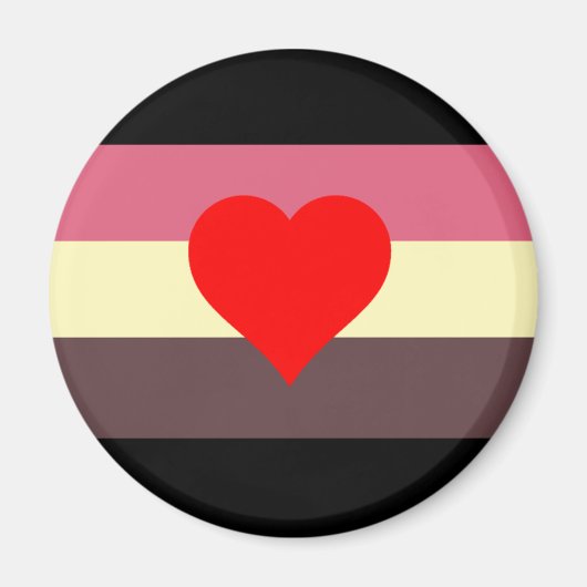 Vet Pride Vlag Magneet (Voorkant)