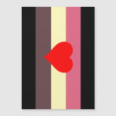 Vet Pride Vlag Magnetische Uitnodiging (Voorkant)
