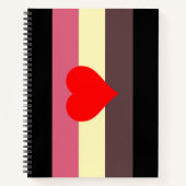 Vet Pride Vlag Notitieboek (Voorkant)