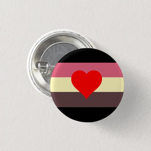 Vet Pride Vlag Ronde Button 3,2 Cm (Voorkant /achterkant)