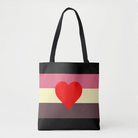 Vet Pride Vlag Tote Bag (Voorkant)