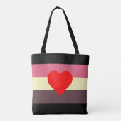 Vet Pride Vlag Tote Bag (Achterkant)