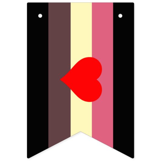 Vet Pride Vlag Vlaggetjes (Tweede vlag)