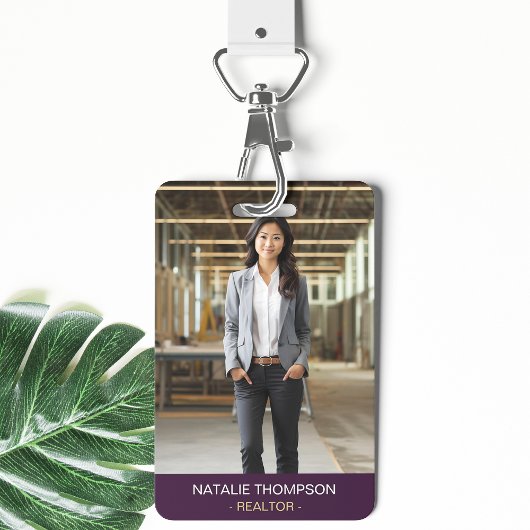 Vet Professioneel Vastgoed Chique Realtor QR Code Badge