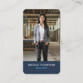 Vet Professioneel Vastgoed Chique Realtor QR Code Visitekaartje (Voorkant)