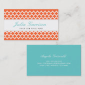 Vet Quatrefoil-Visitekaartjes Visitekaartje (Voorkant / Achterkant)