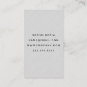 Vet Quote Grijze textuur Visitekaartje (Achterkant)