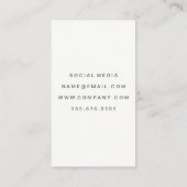 Vet Quote Grijze textuur Visitekaartje (Achterkant)