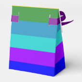 Vet regenboogstrips gunstvak bedankdoosjes (Achterkant)