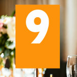 Vet Retro Bruiloft Kaart<br><div class="desc">Tafelnummer in een gewaagde kleurrijke retro-stijl Wedding Place Card van Ricaso - voeg uw tafelnummers toe aan deze geweldige kaarten - perfect voor uw trouwreceptie - ontworpen in een moderne,  pittige,  leuke stijl - complimenteert de andere producten uit het collectie</div>
