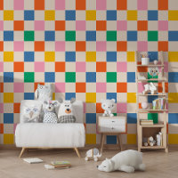 Vet Retro Checkerboard veelkleurig